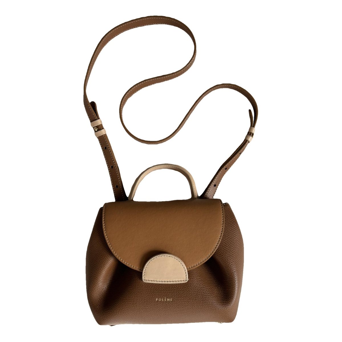 Numéro un nano leather clutch bag
