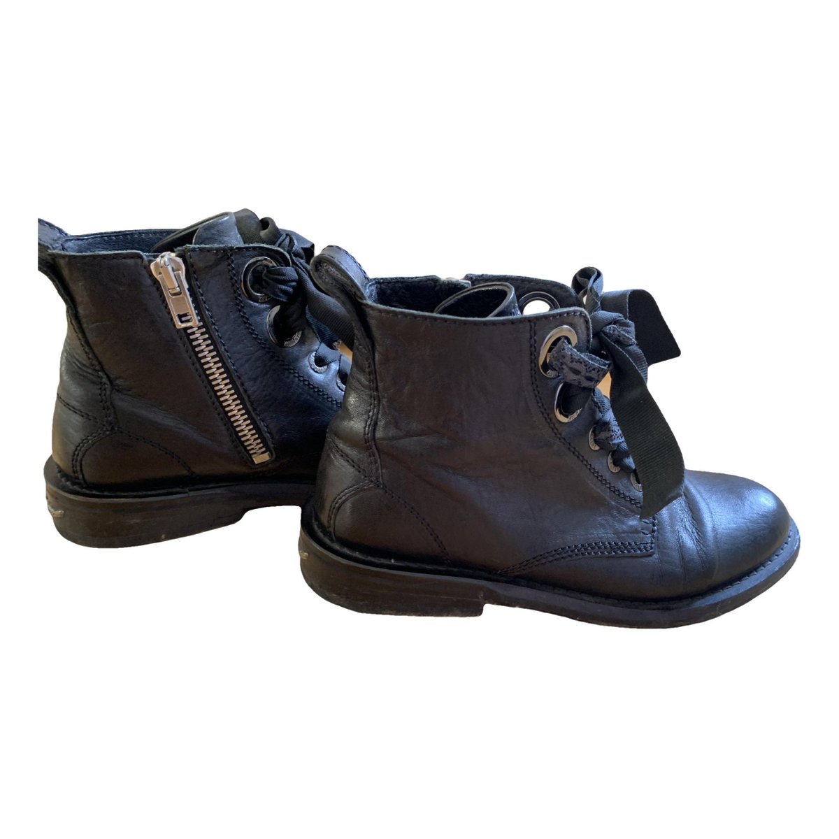 Laureen Roma leather lace up boots