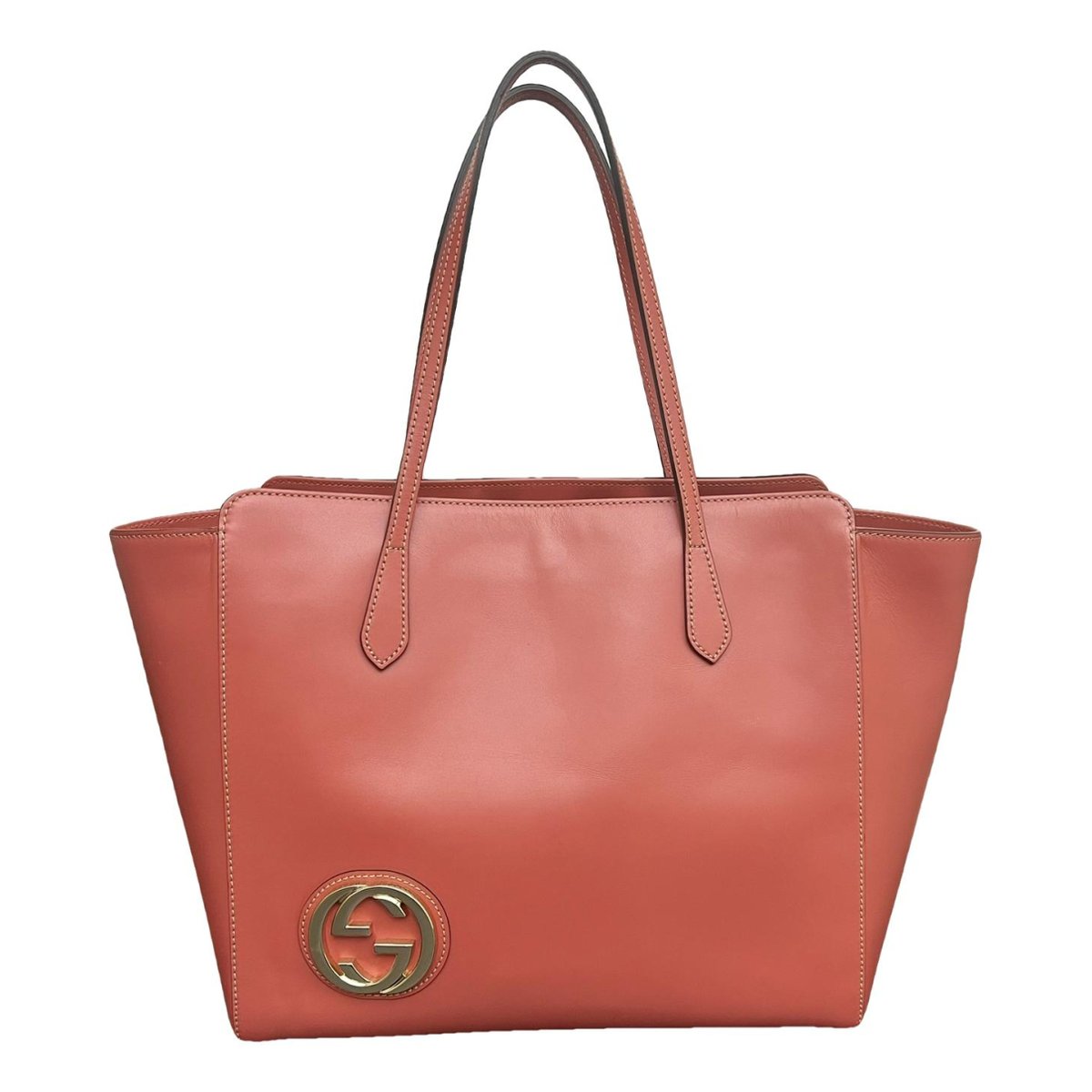 Swing leather tote