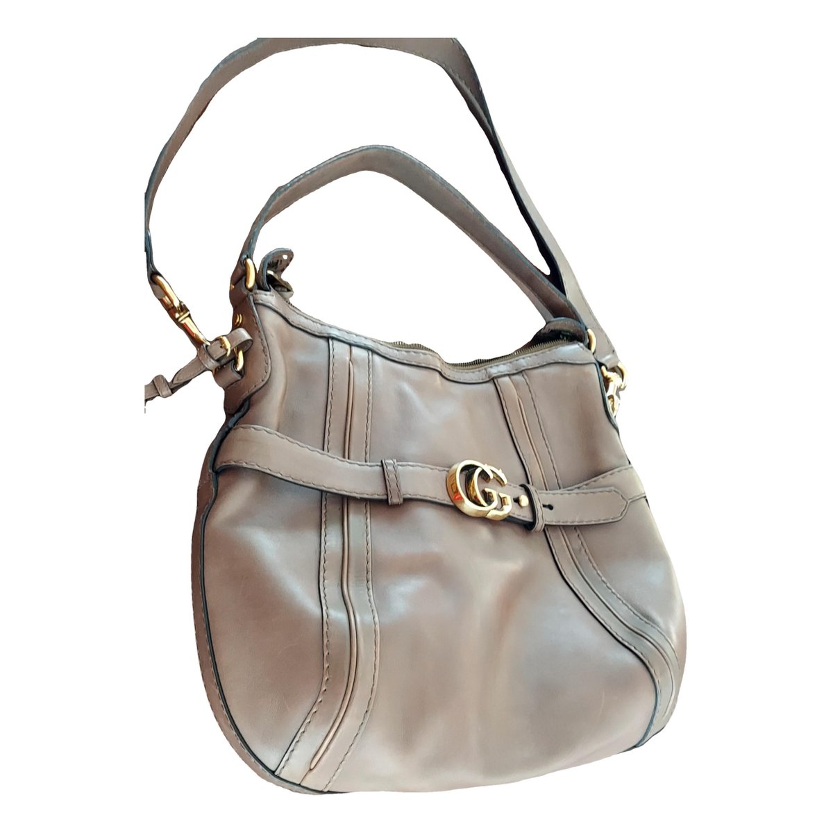 GG Running leather crossbody bag