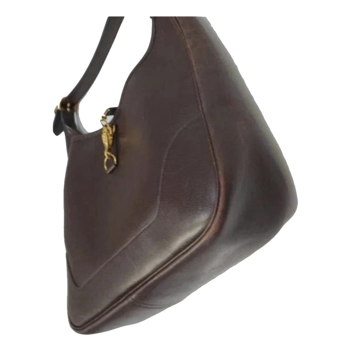 Trim leather handbag