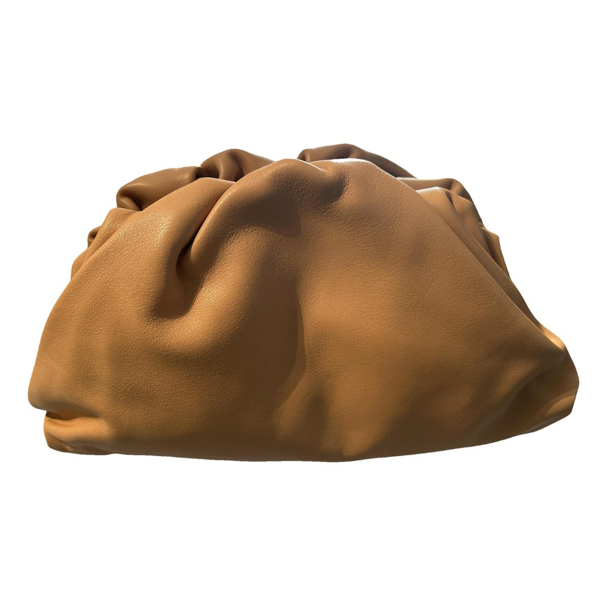 Pouch leather clutch bag