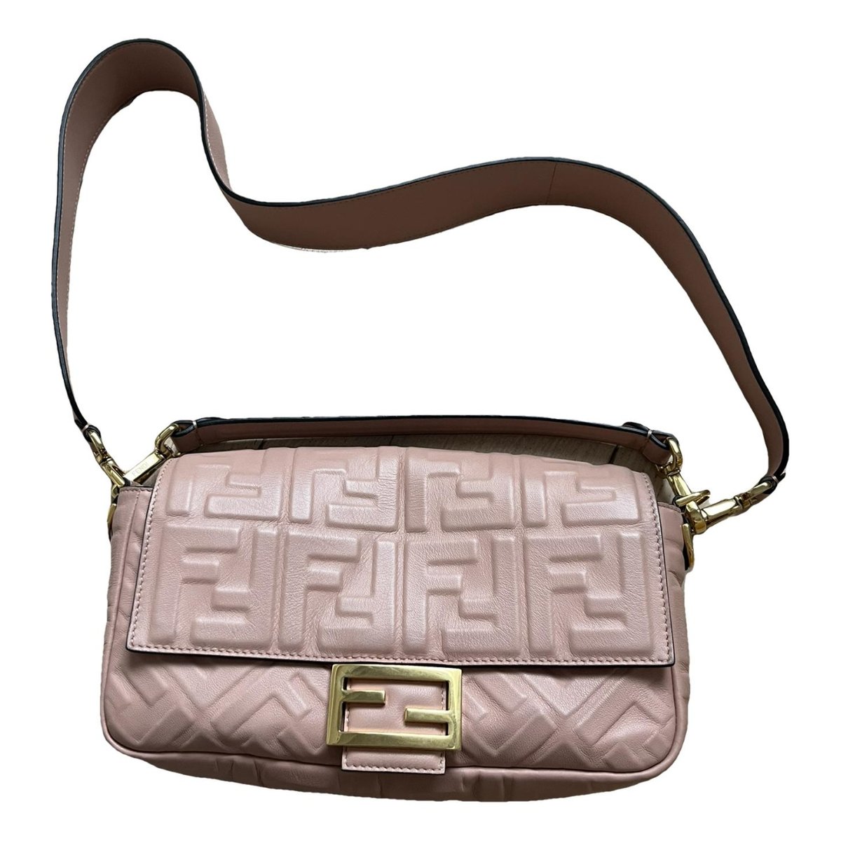 Baguette leather handbag