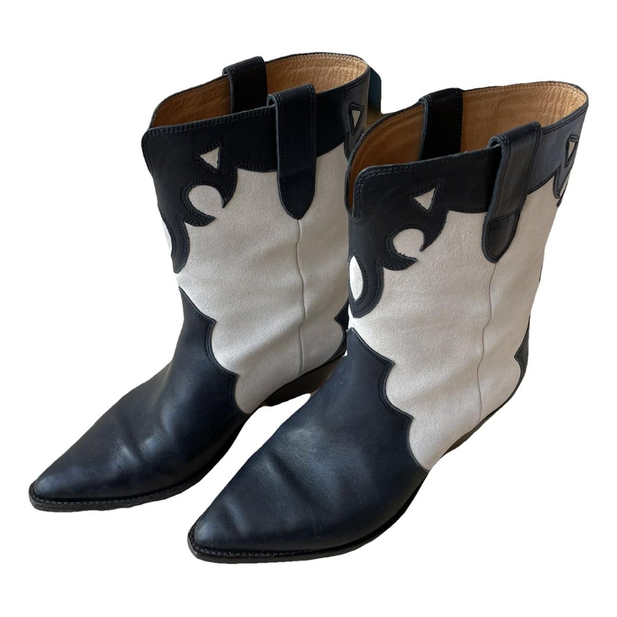 Duoni leather cowboy boots