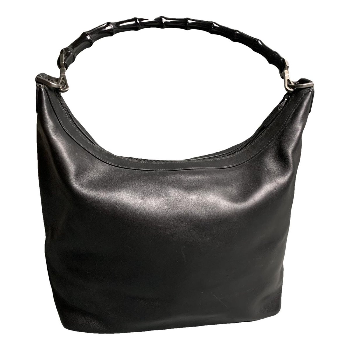Vintage Bamboo Hobo leather handbag