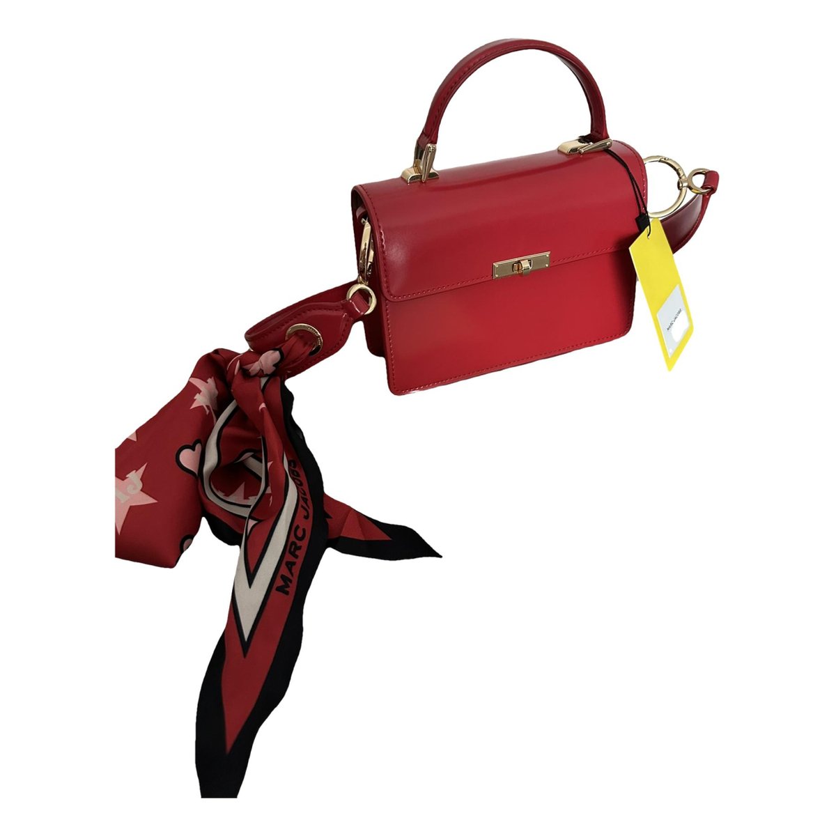 Downtown patent leather handbag
