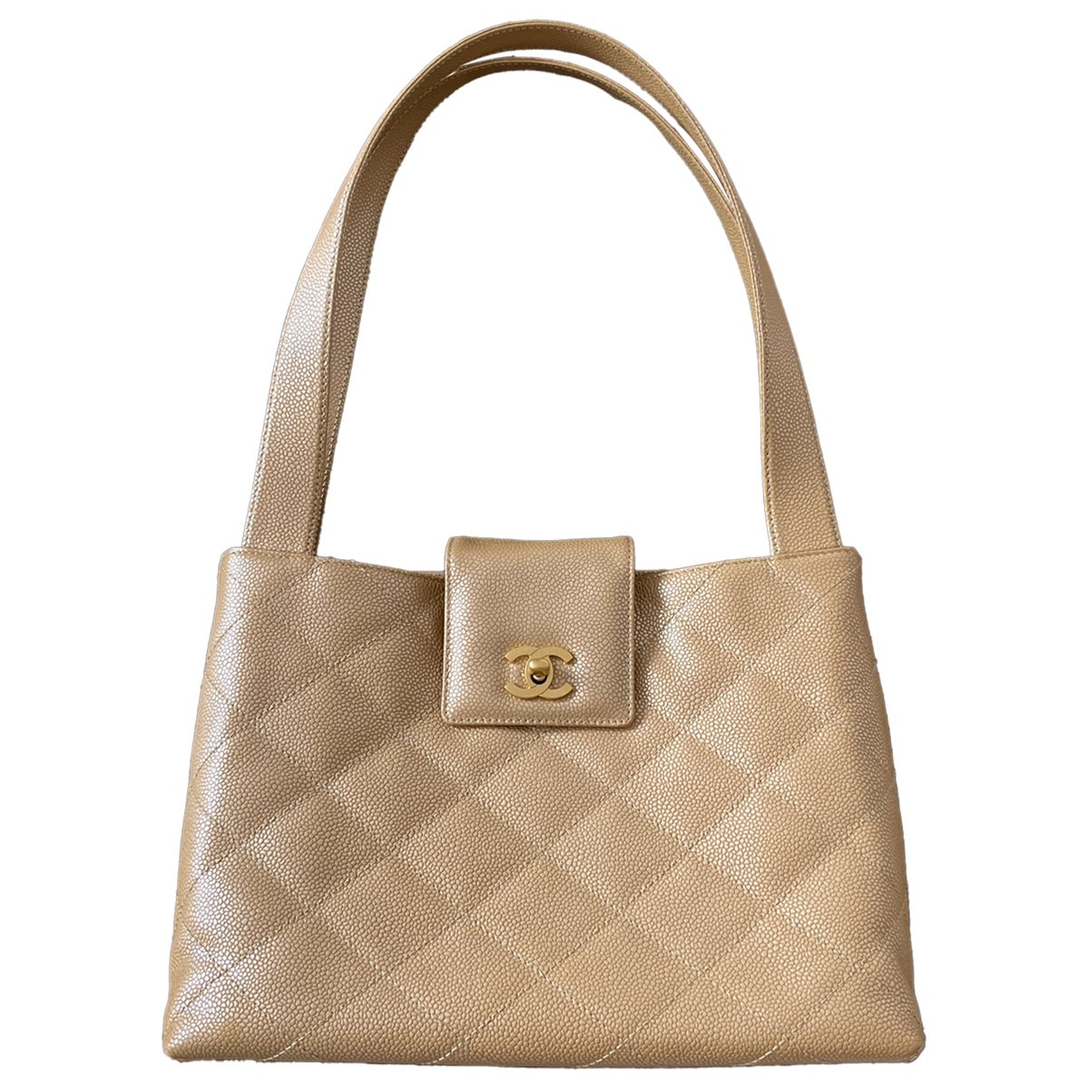 Mini Shopping leather handbag