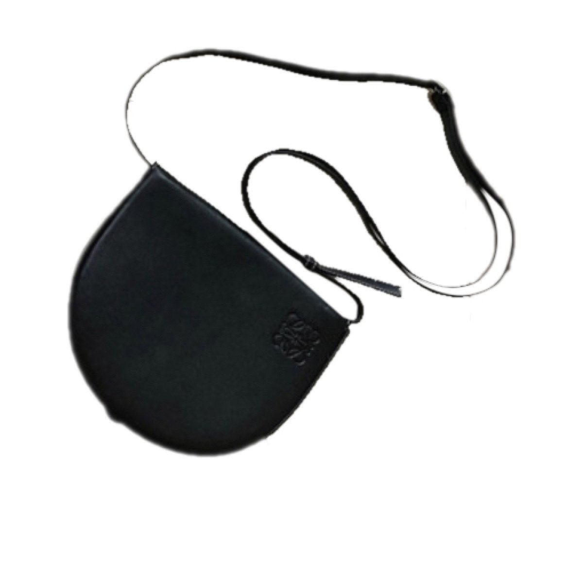 Heel leather crossbody bag