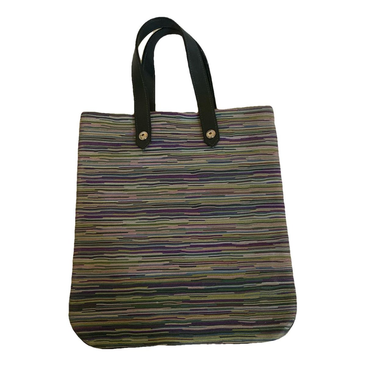 Double sens leather tote