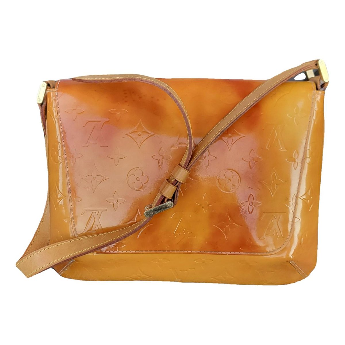 Thompson patent leather handbag