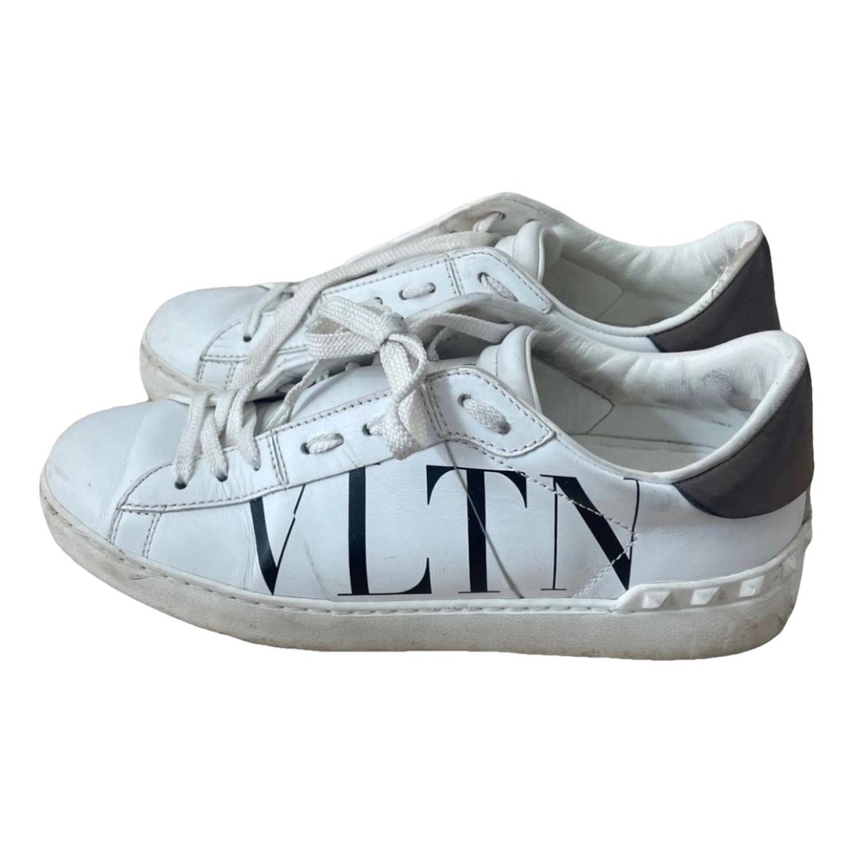 Open VLTN leather trainers