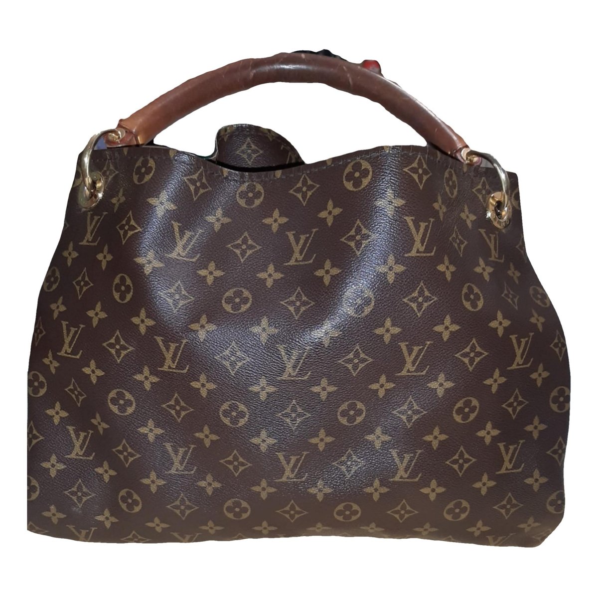 Artsy pony-style calfskin handbag