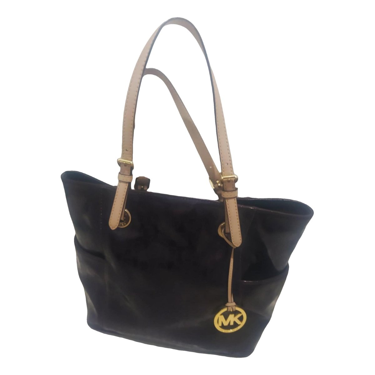 Jet Set patent leather tote