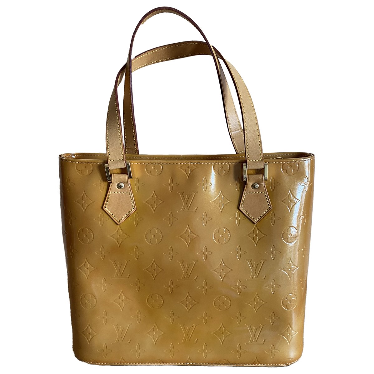 Houston patent leather handbag