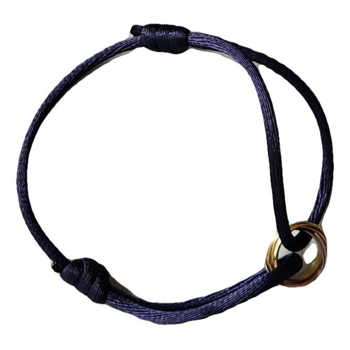 Trinity white gold bracelet