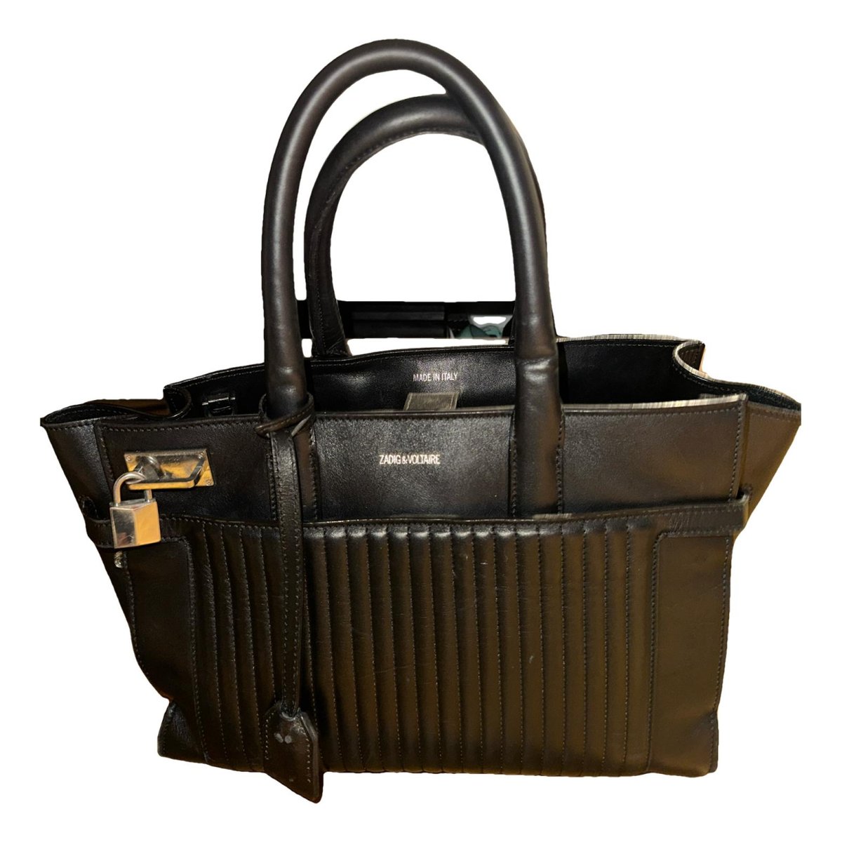 Candide leather handbag