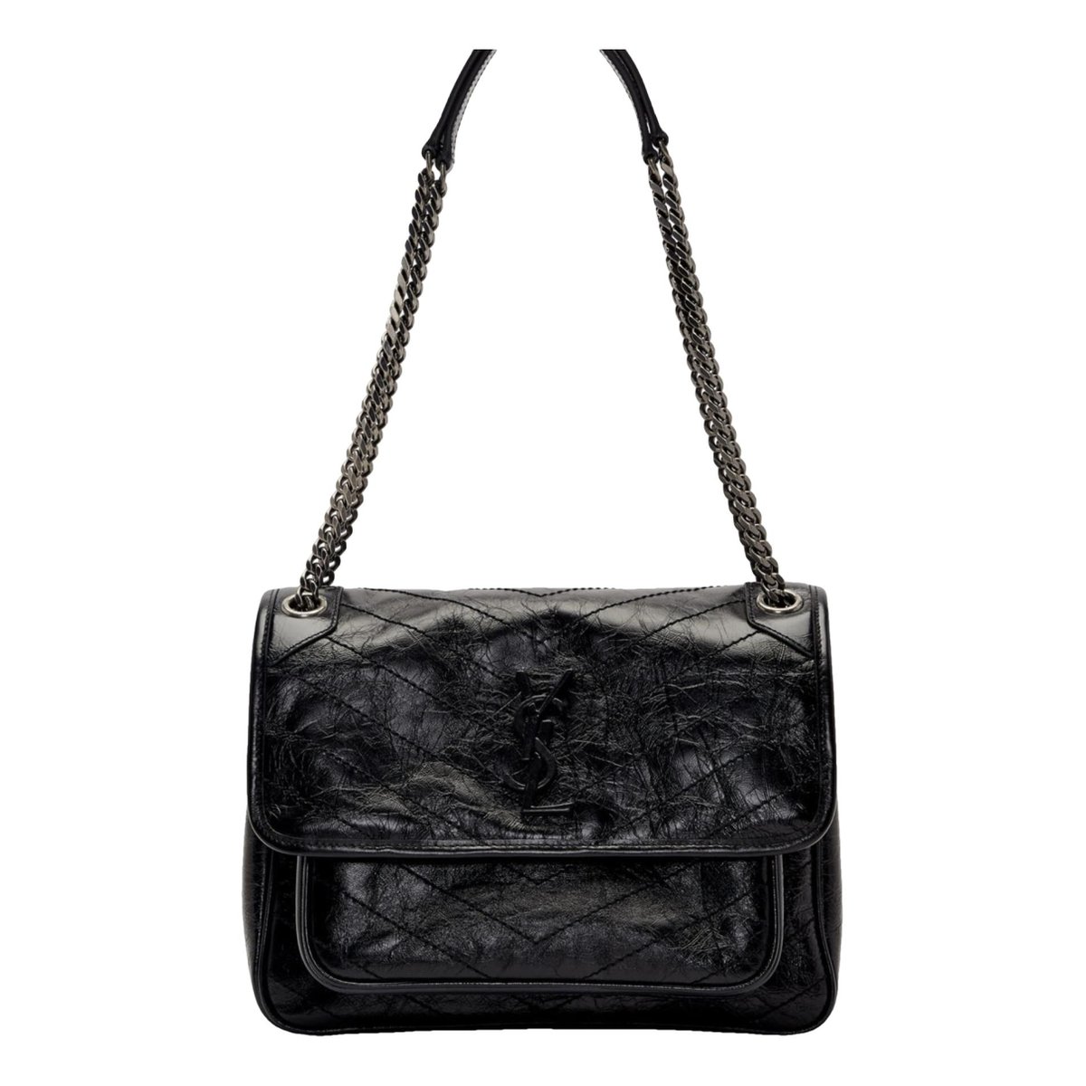 Niki pony-style calfskin handbag