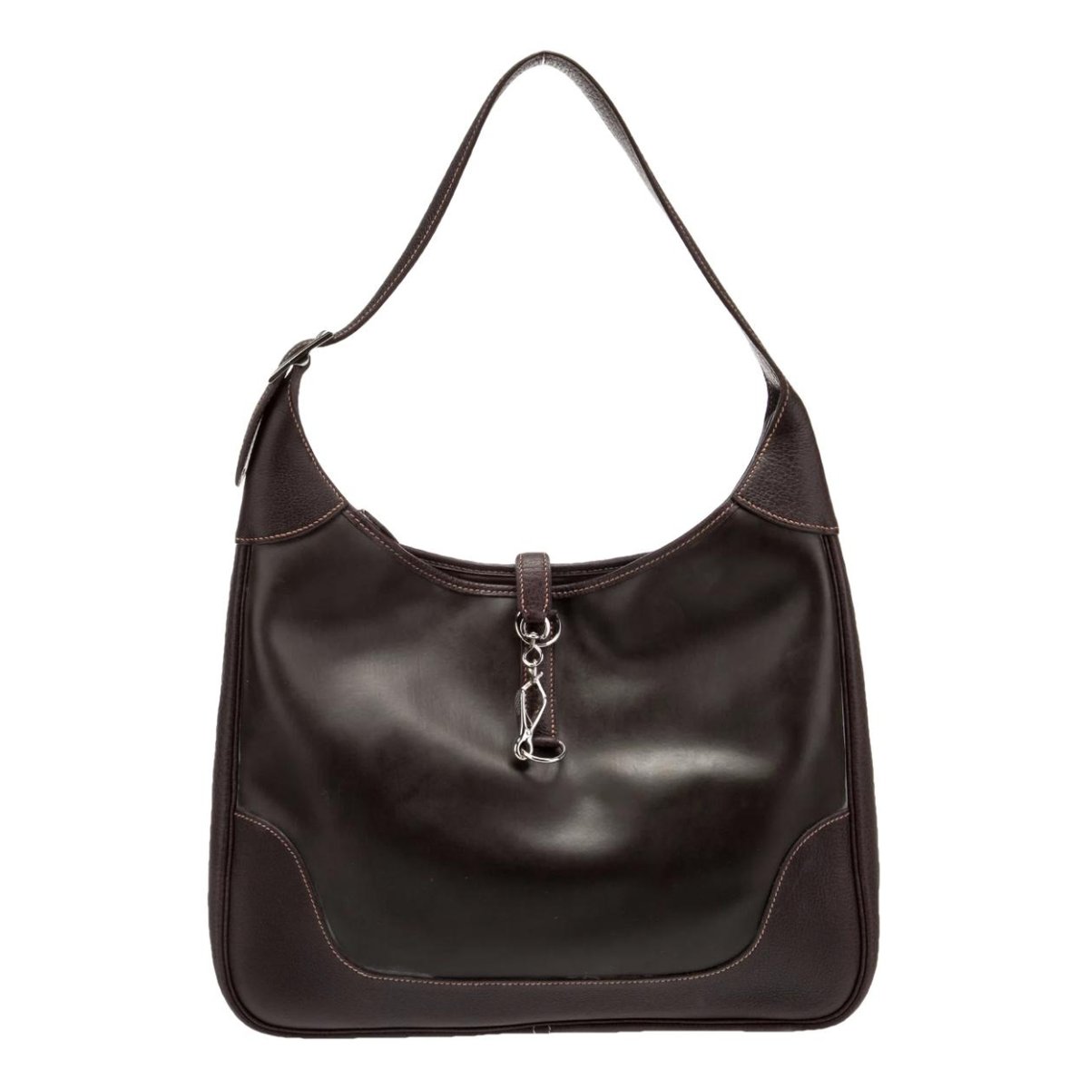 Trim exotic leathers handbag