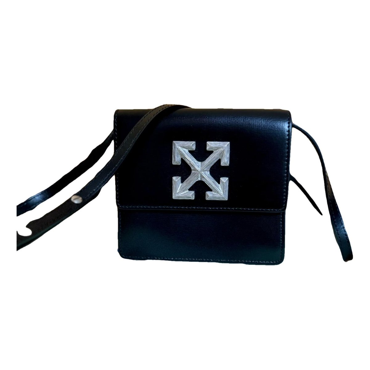 Leather clutch bag