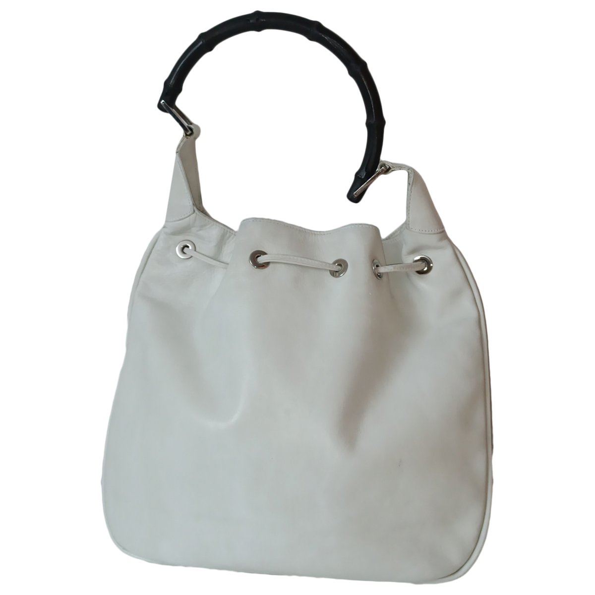 Vintage Bamboo leather handbag