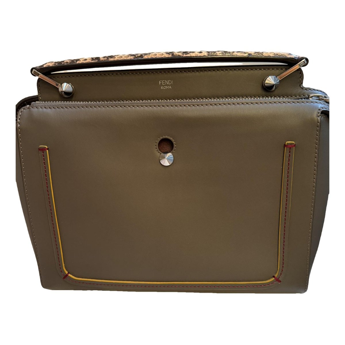 Dot Com leather handbag
