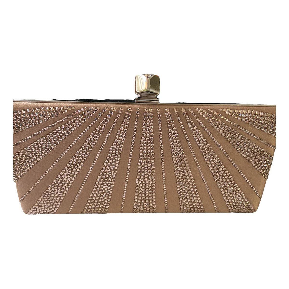 Celeste silk clutch bag