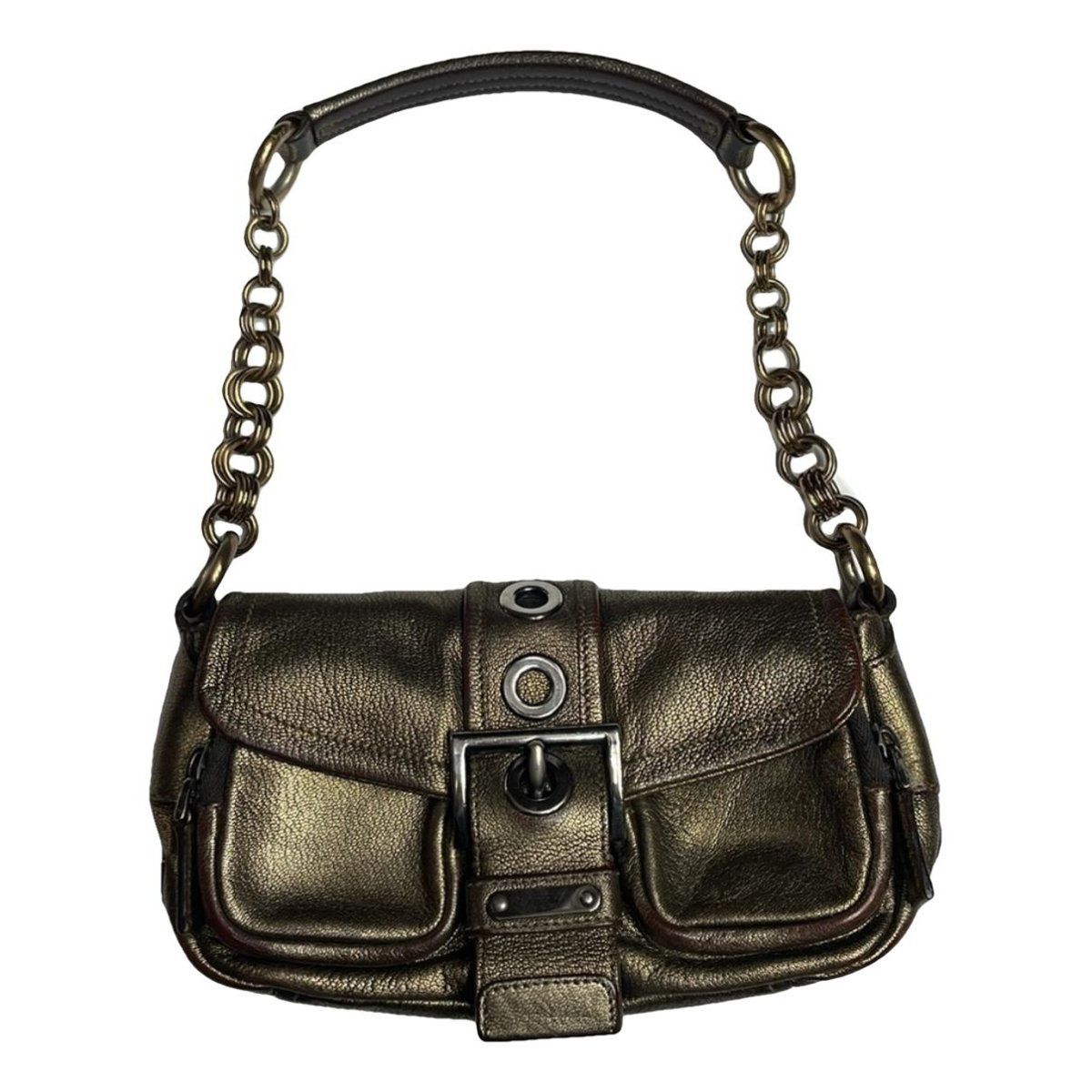 Prada Pocket leather handbag