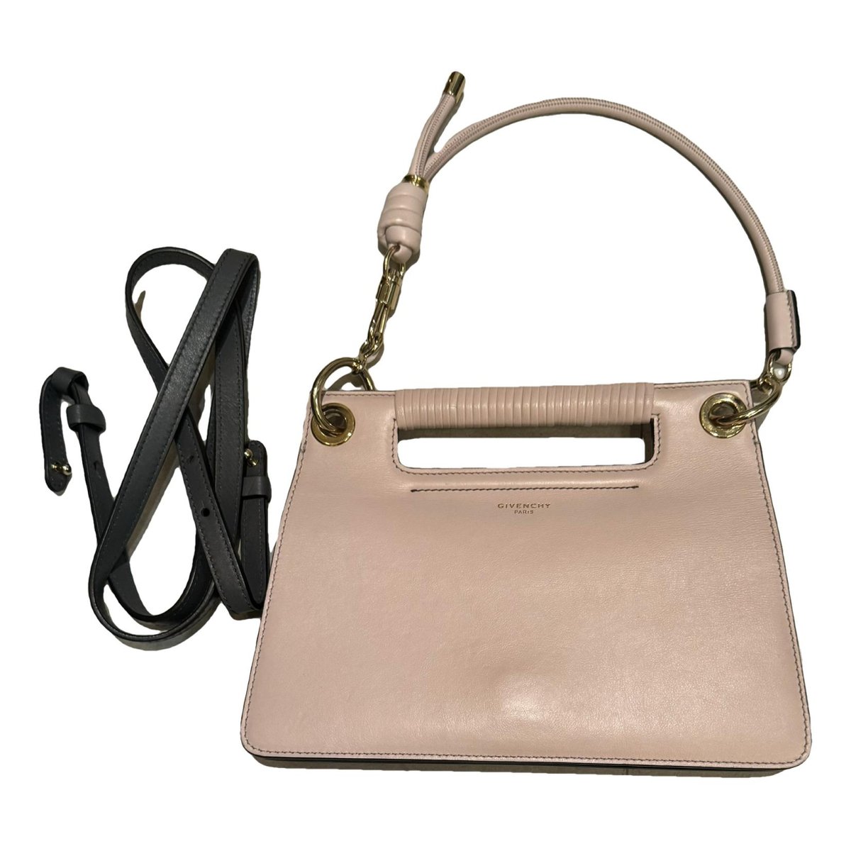 Whip leather crossbody bag