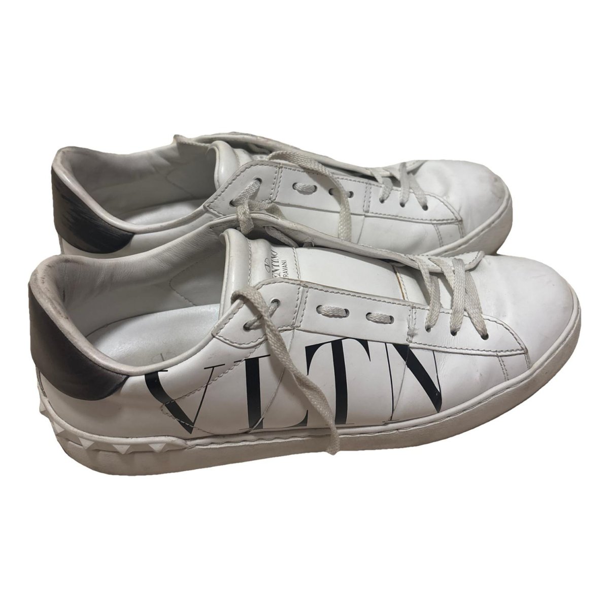 Open VLTN leather trainers