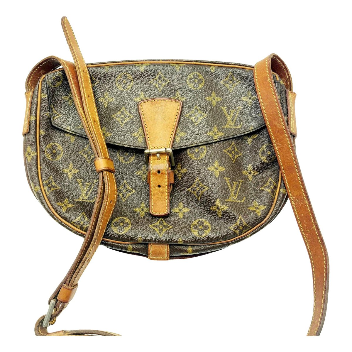 Jeune fille leather crossbody bag