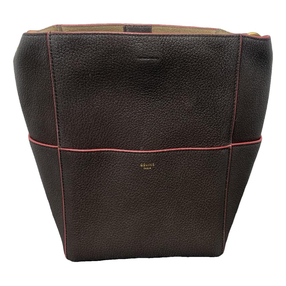Seau Sangle leather tote