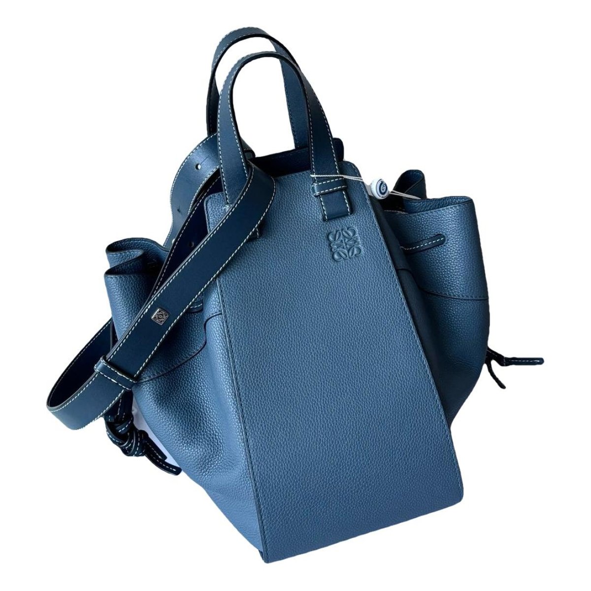 Hammock leather handbag