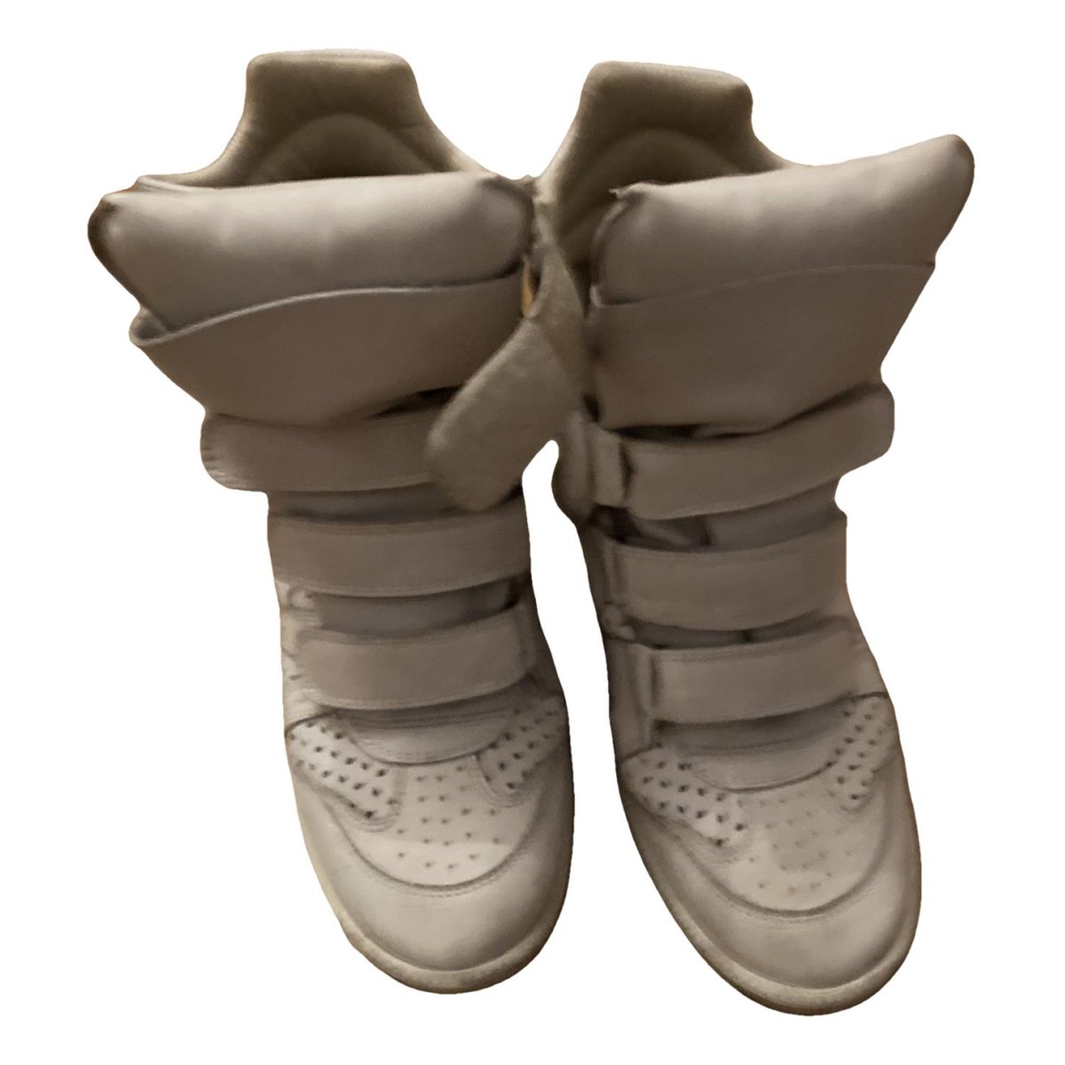 Beckett leather trainers