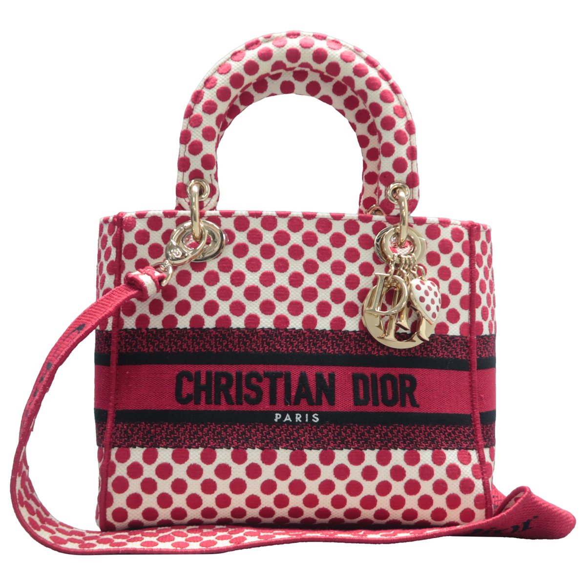 Lady Dior cloth handbag