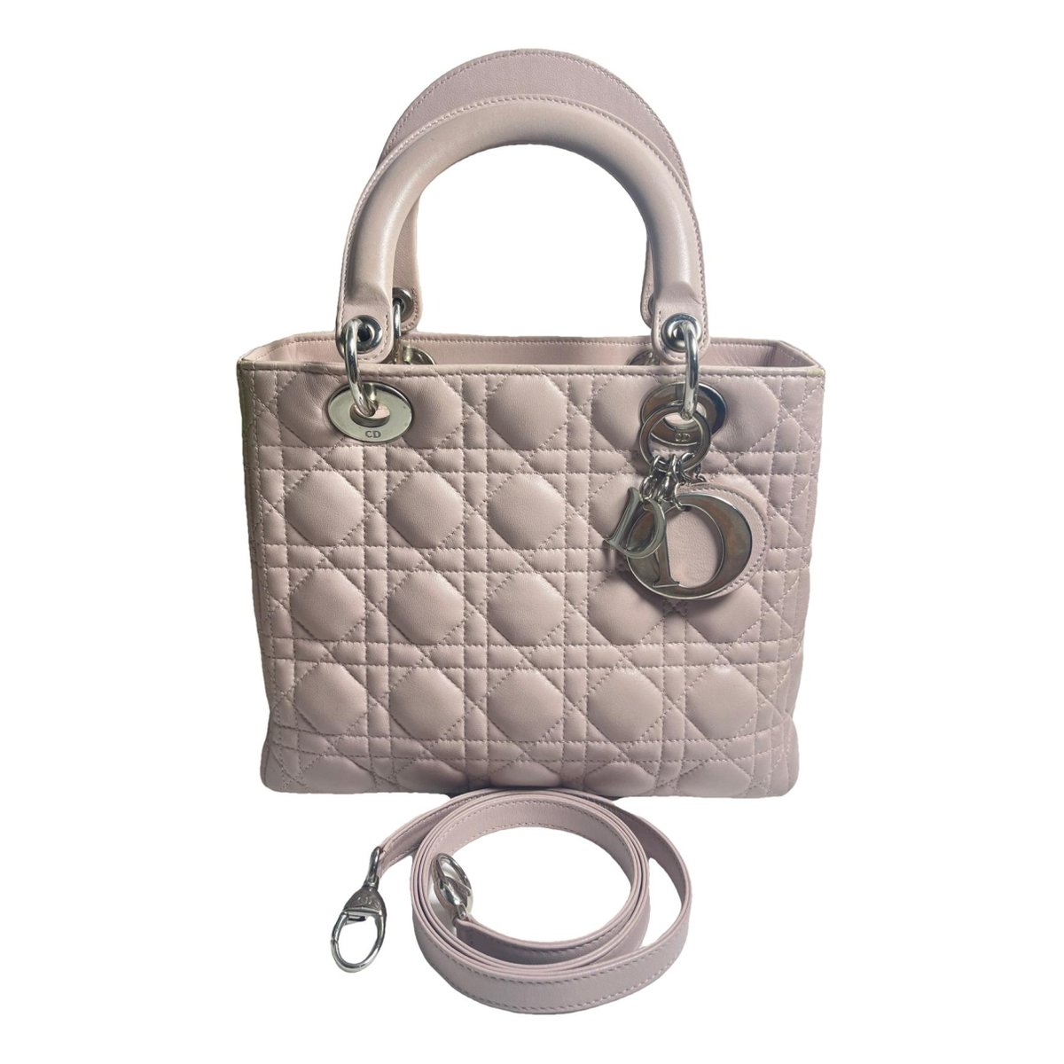Lady Dior leather handbag
