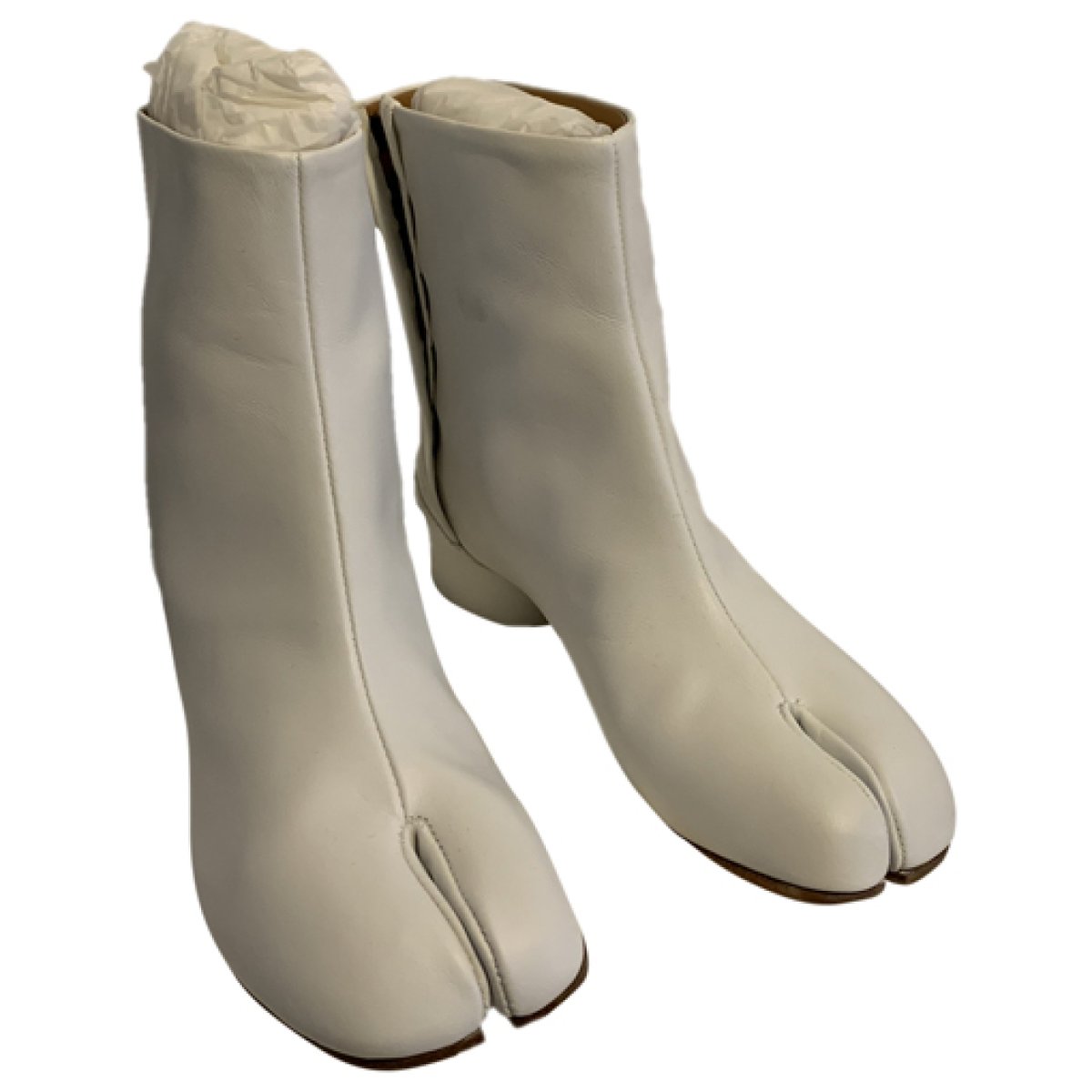 Tabi leather ankle boots