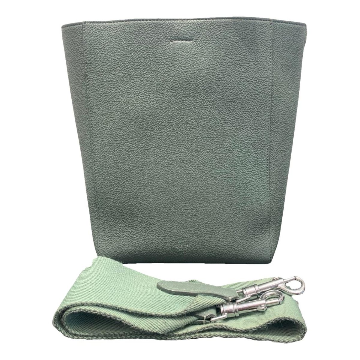 Seau Sangle leather handbag