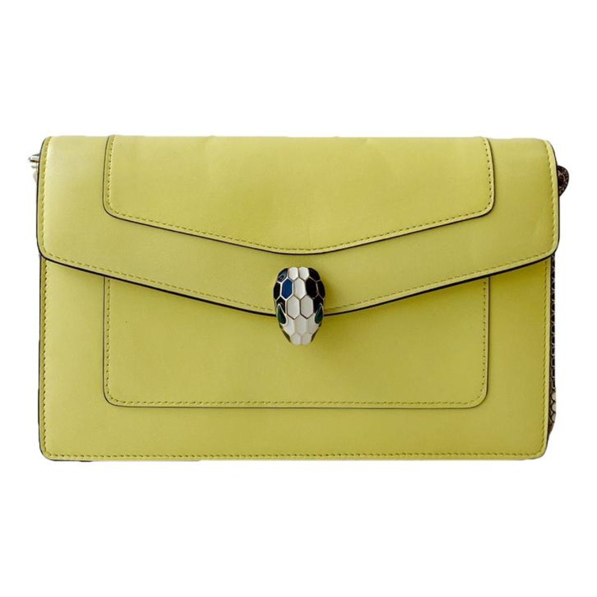 Serpenti leather handbag