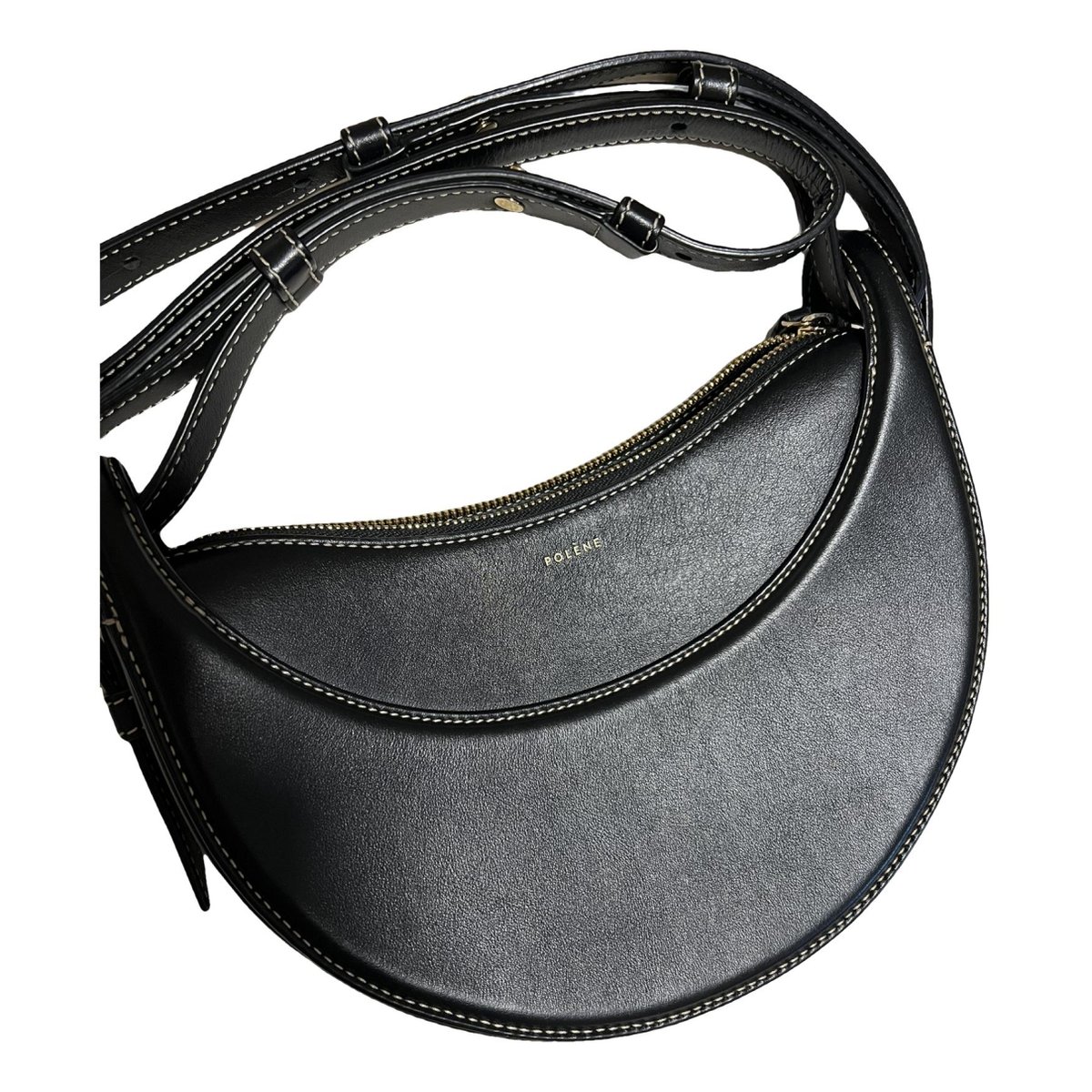 Numéro Dix leather crossbody bag