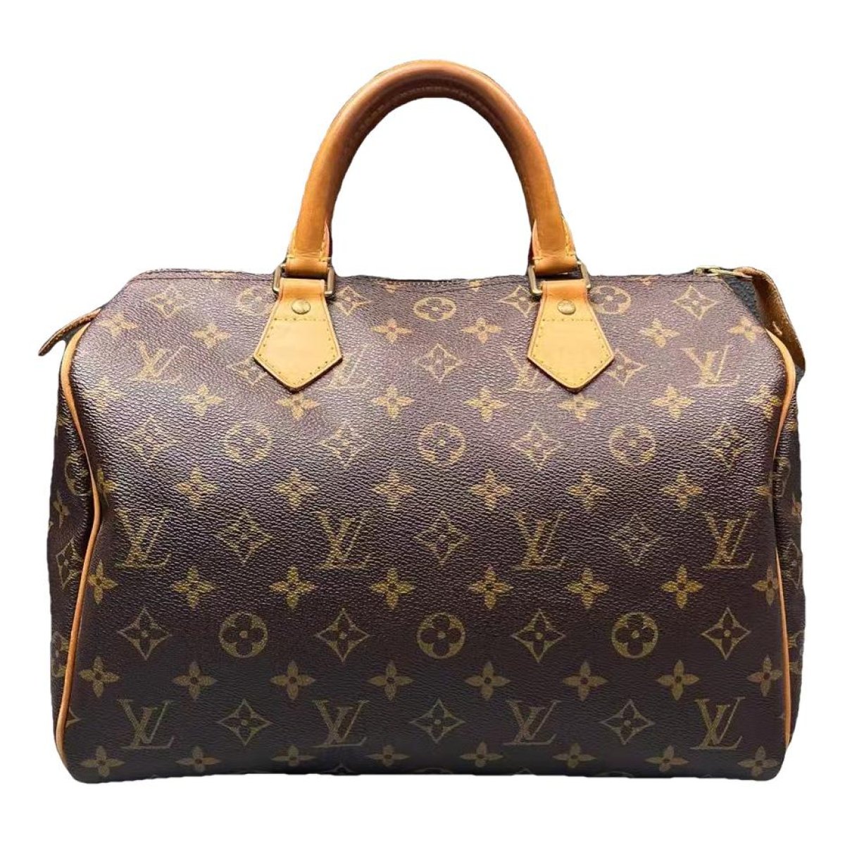 Speedy leather handbag