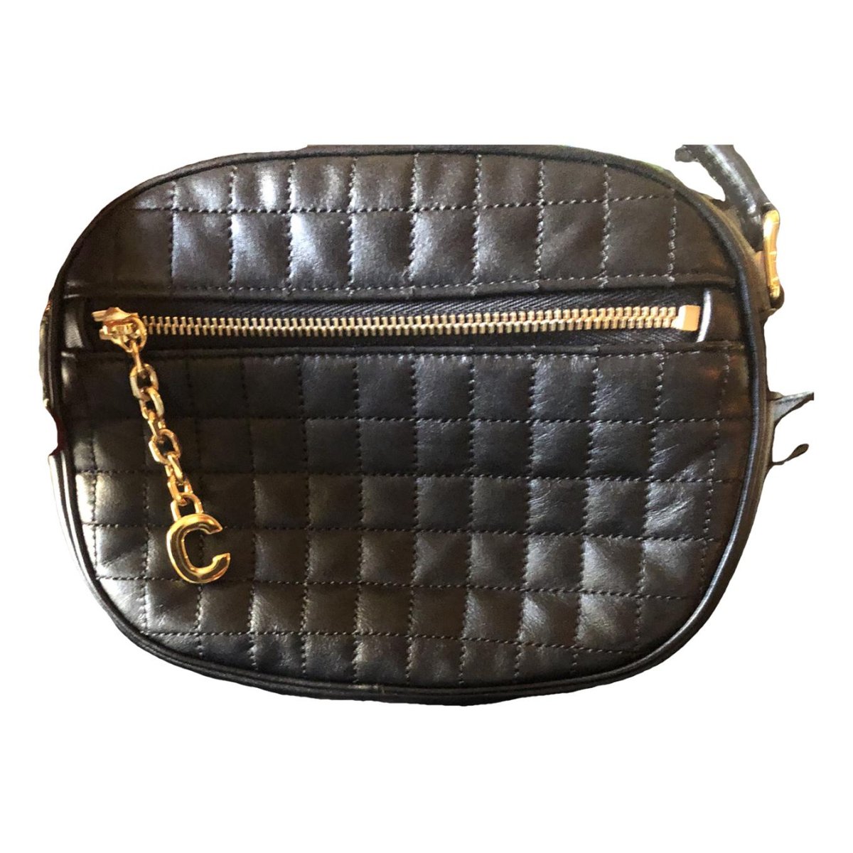 Charm leather crossbody bag