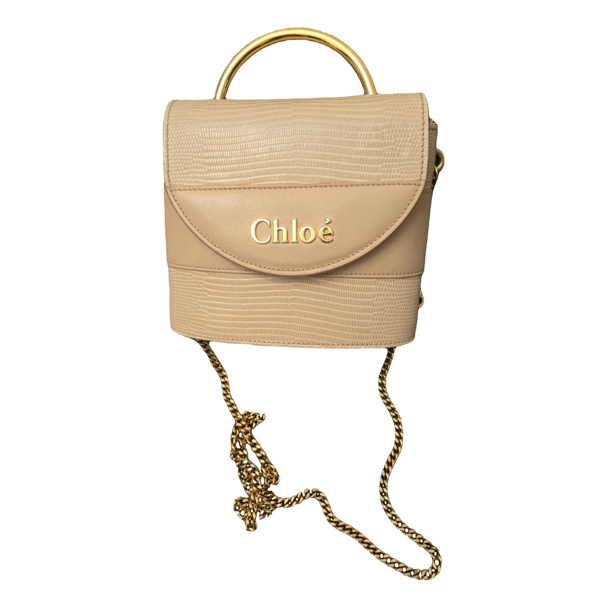 Aby Lock leather handbag
