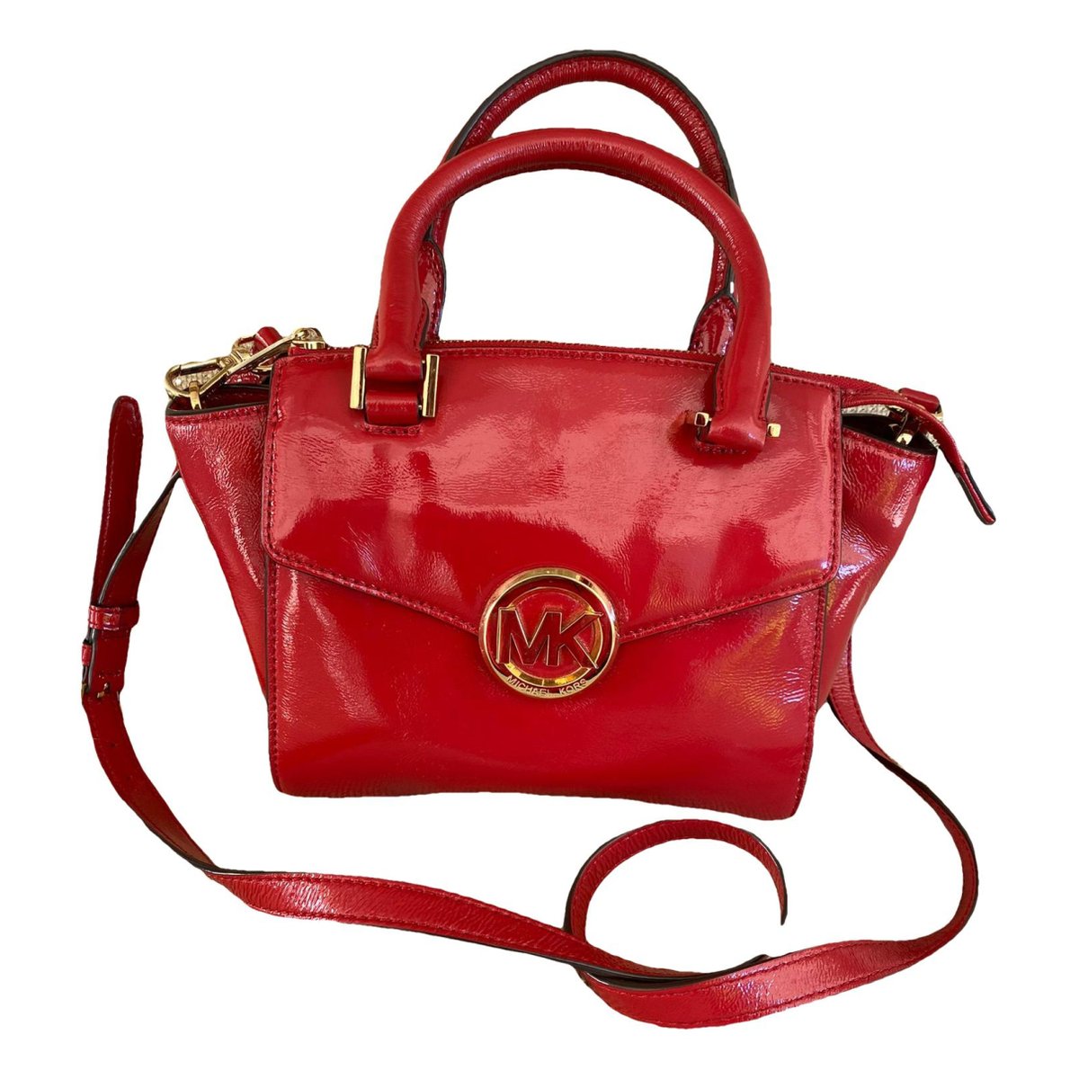 Lillie patent leather crossbody bag