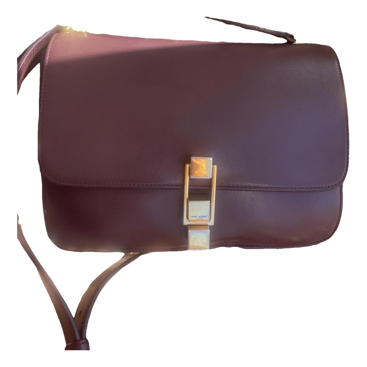 Carré leather crossbody bag