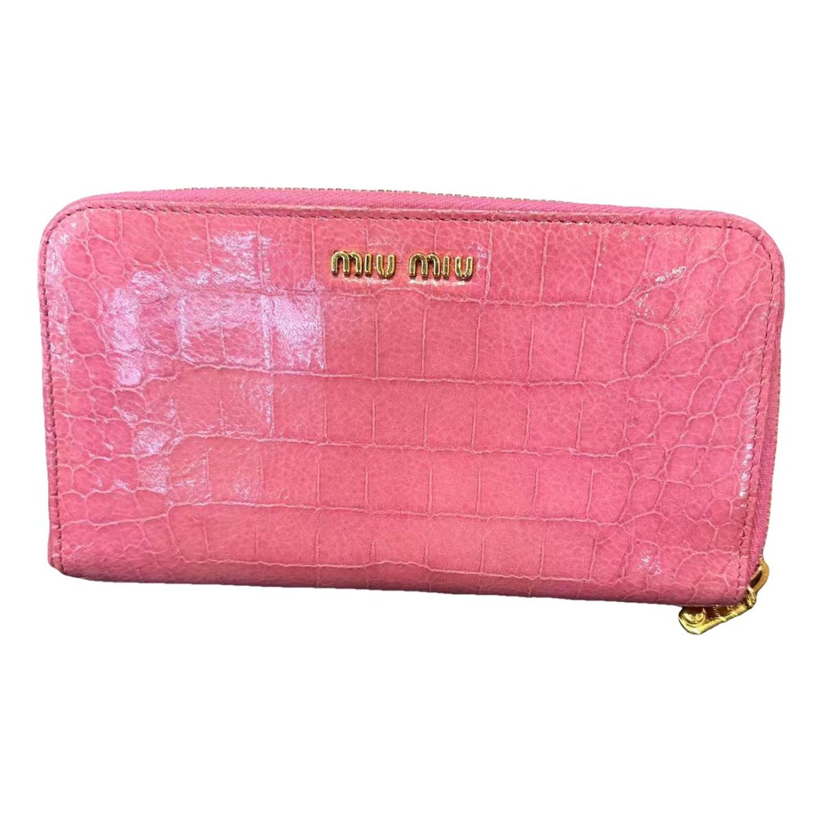 Miu delice leather handbag