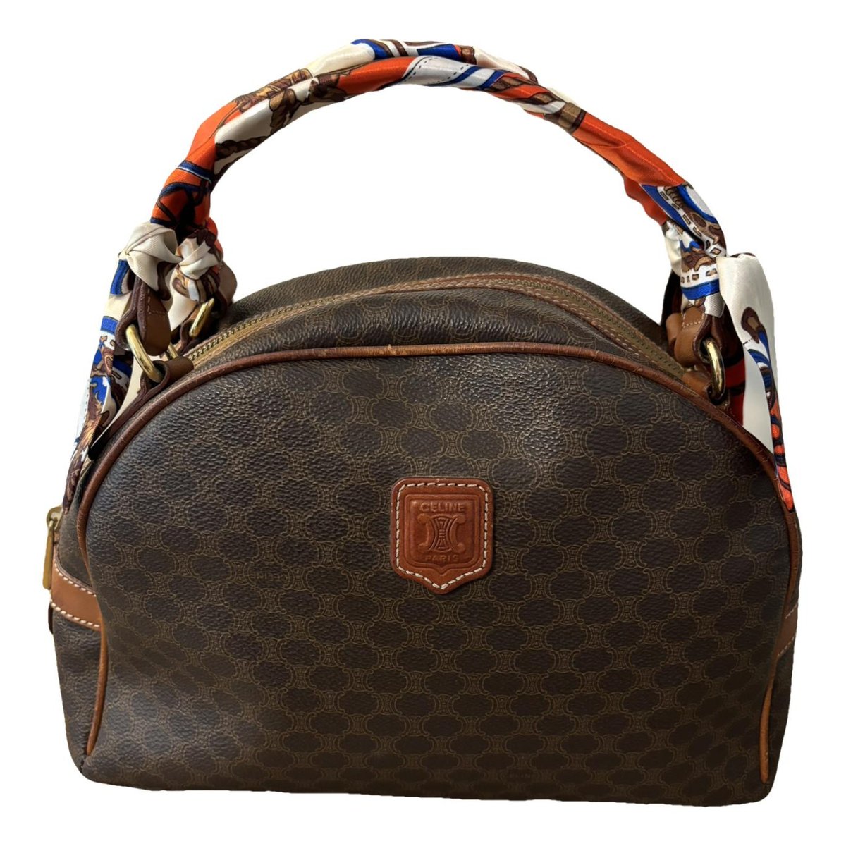 Triomphe leather handbag