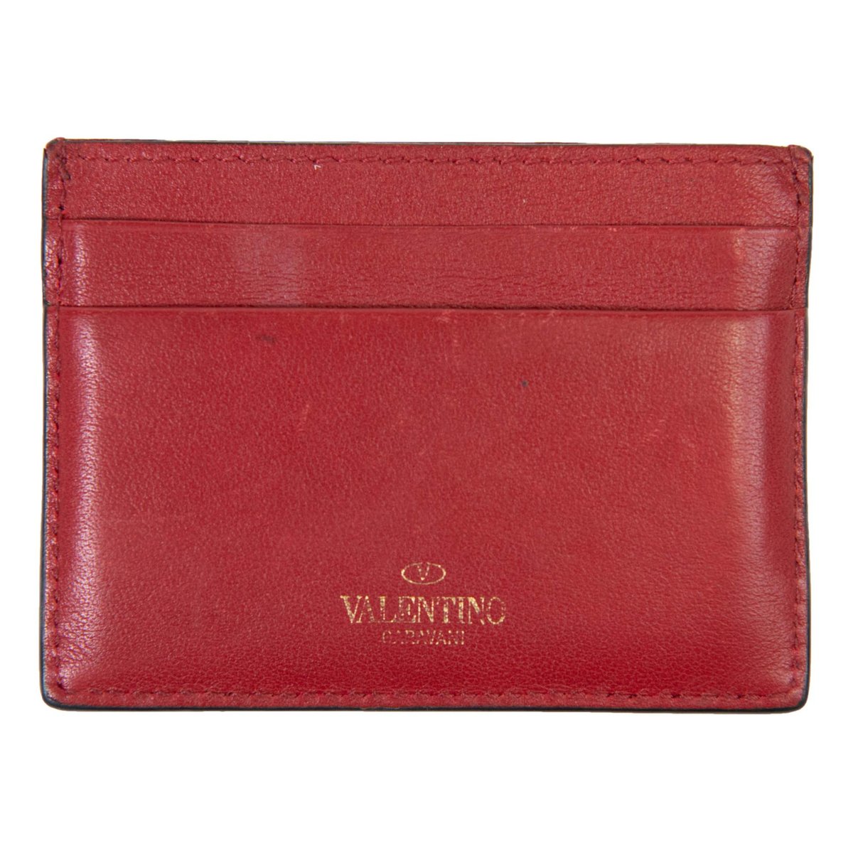 Rockstud leather wallet