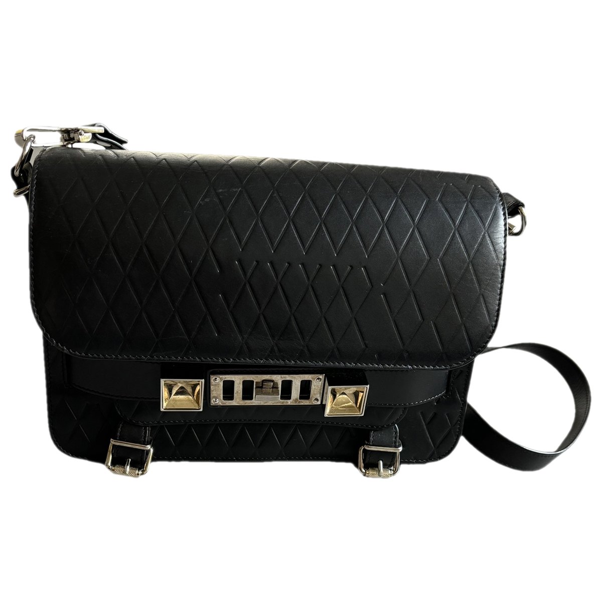 PS11 leather crossbody bag