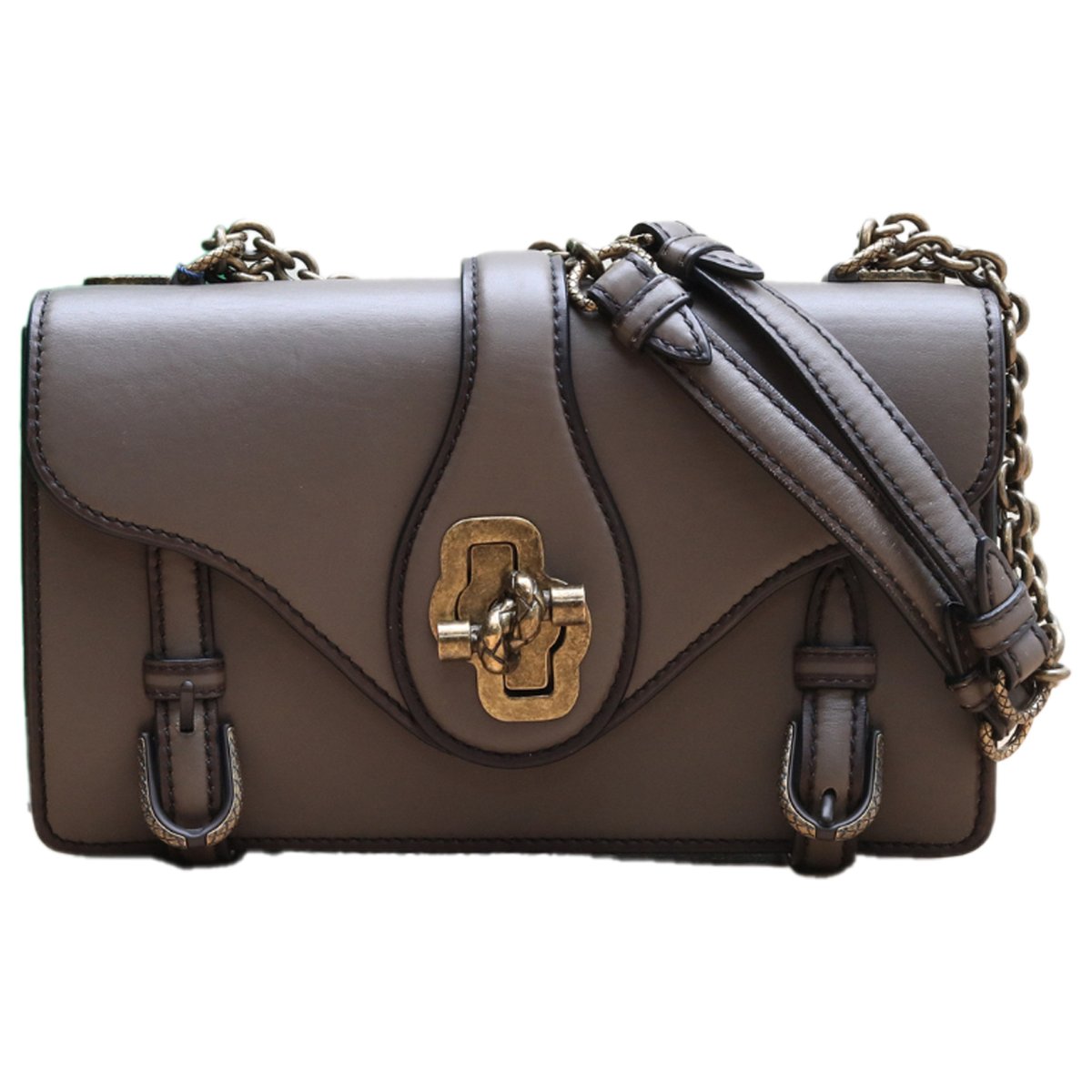 City Knot leather handbag