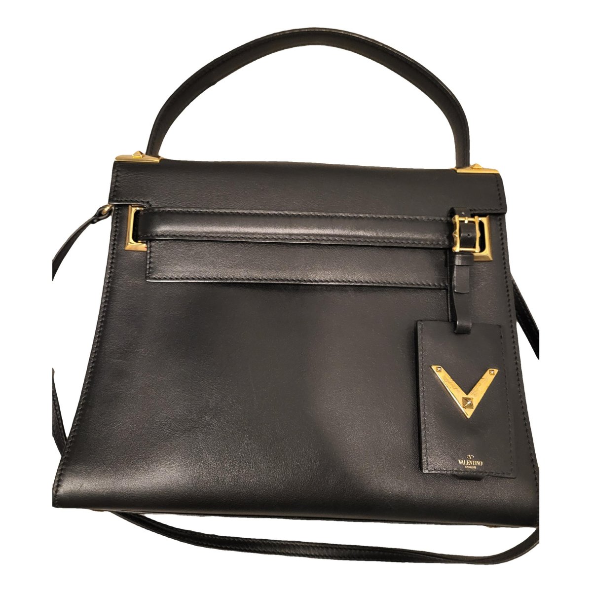 My Rockstud leather handbag